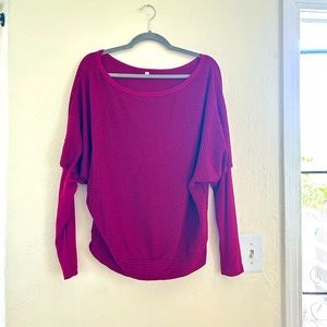 Red Burgandy Top
